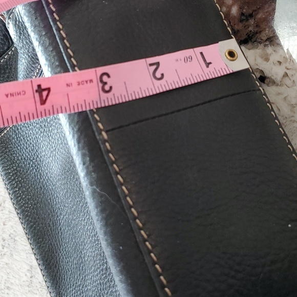 Fossil Leather Handbag With Braided Strap - Picture 17 of 17